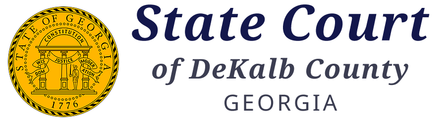 State Court of Dekalb County Georgia Seal Logo